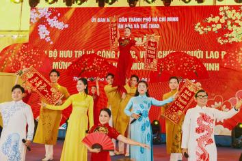 SỞ VĂN HOÁ VÀ THỂ THAO TPHCM HỌP MẶT CÁN BỘ HƯU TRÍ VÀ CÔNG CHỨC, VIÊN CHỨC, NGƯỜI LAO ĐỘNG - MỪNG XUÂN BÍNH NGỌ, MỪNG ĐẢNG QUANG VINH